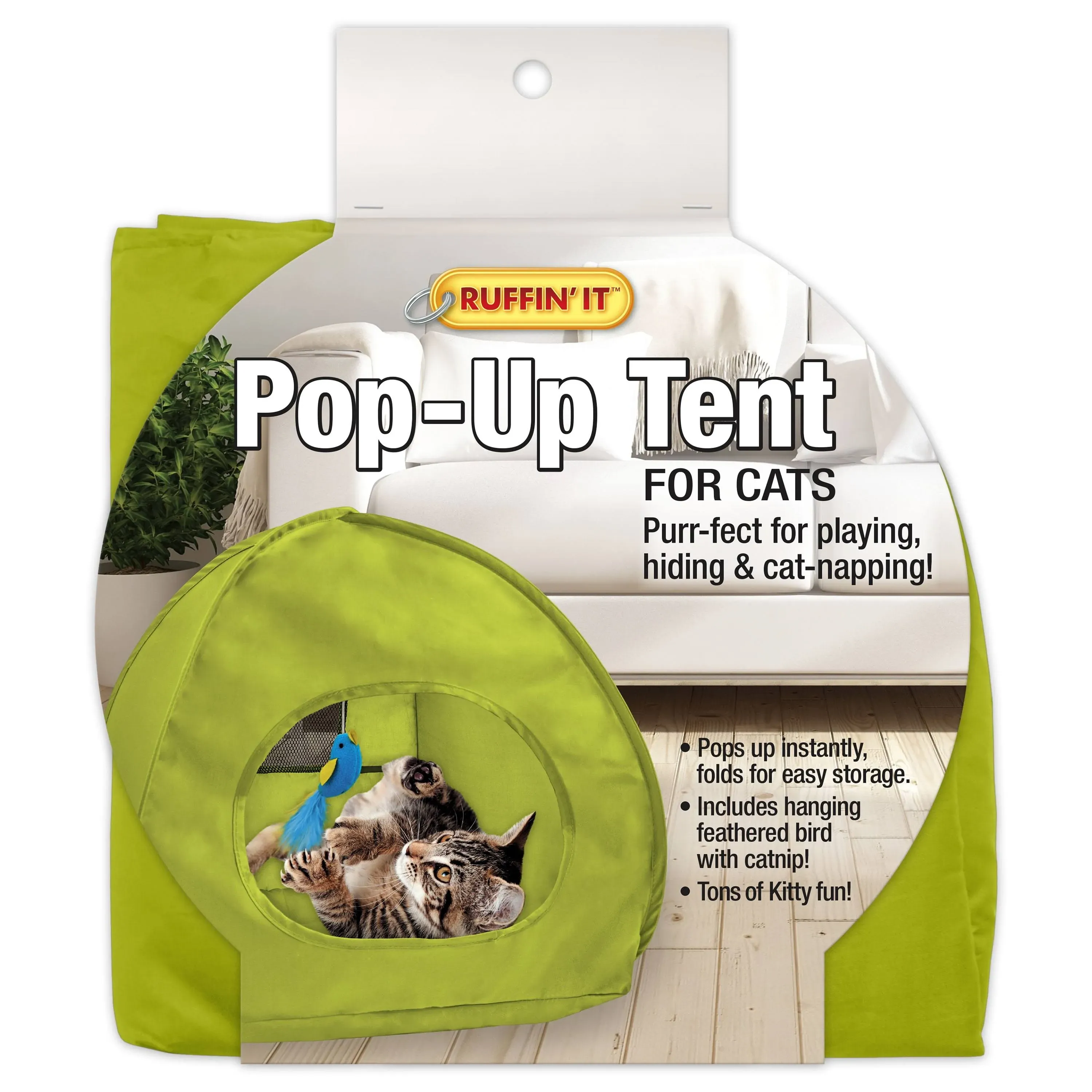 Cat Pop Up Tent, Color Will Vary