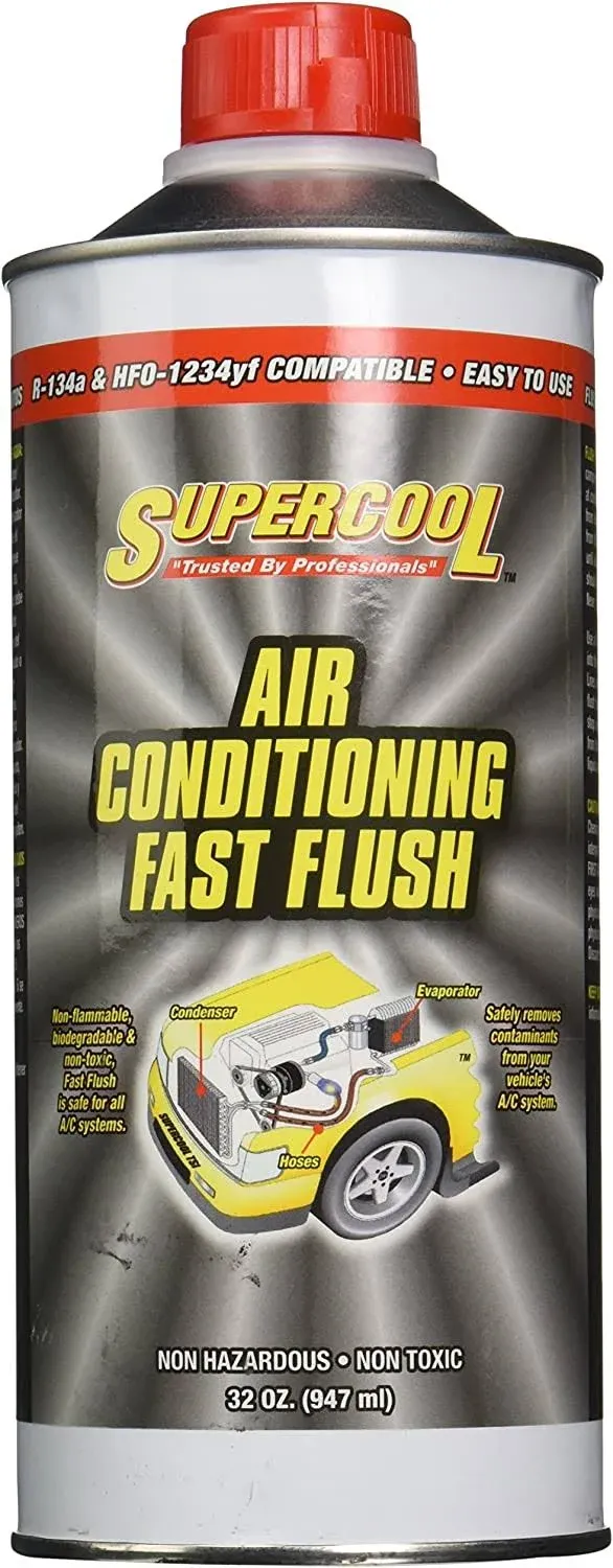 SuperCool FFQ Universal A/C System Fast Flush, 1 Quart