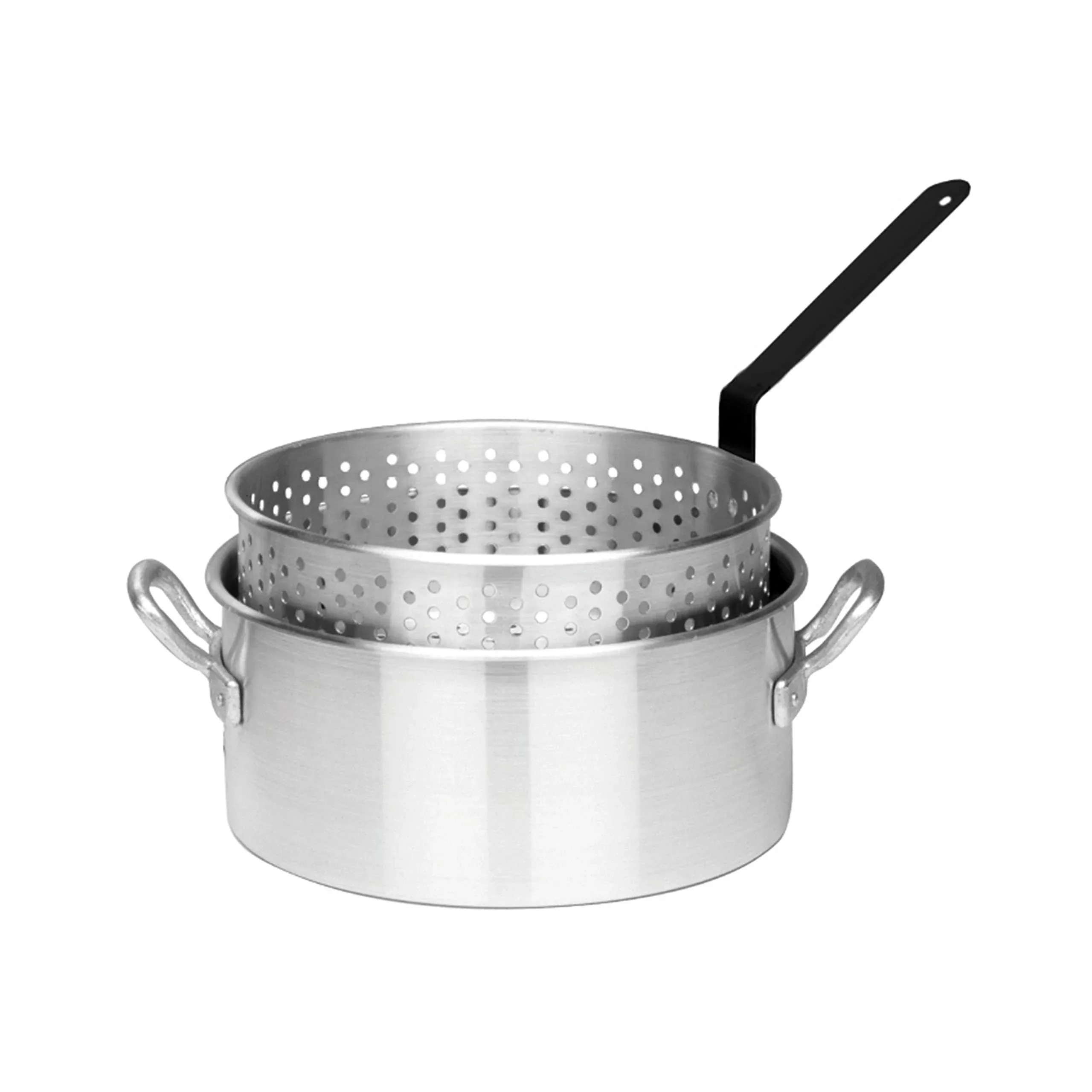 Bayou Classic 10 qt. Aluminum Fry Pot with Basket