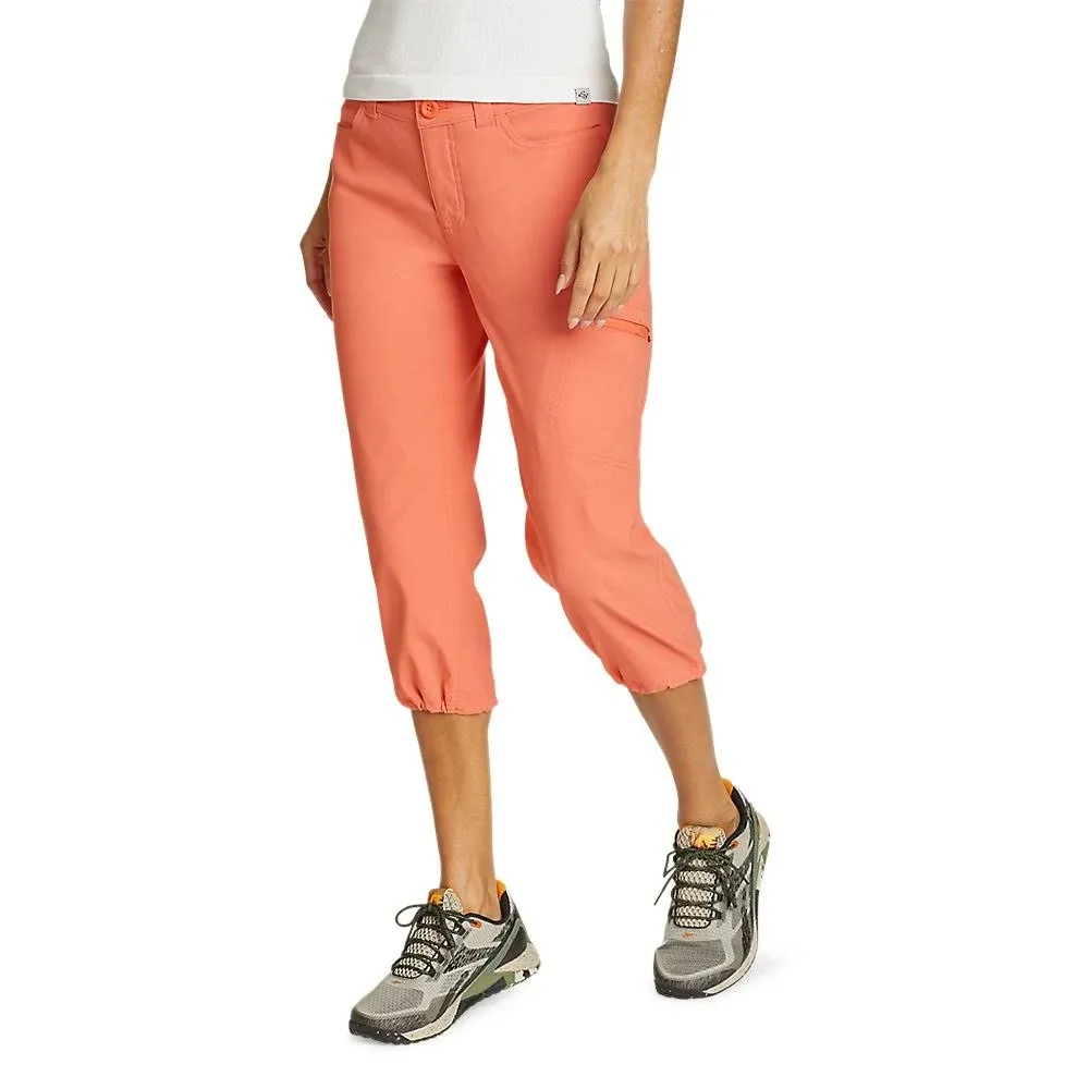 Eddie Bauer Women's Rainier Capris, Dusty Coral, 2