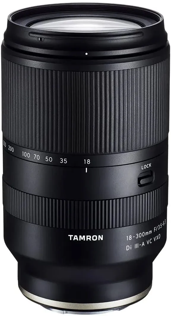 Tamron 18-300mm f/3.5-6.3 Di III-A VC VXD Lens for FUJIFILM X Bundled with 67mm UV Filter + Camera Cleaning Kit + Cleaning Lens Pen + Lens Cap Keeper + Microfiber Cleaning Cloth (6 Items)