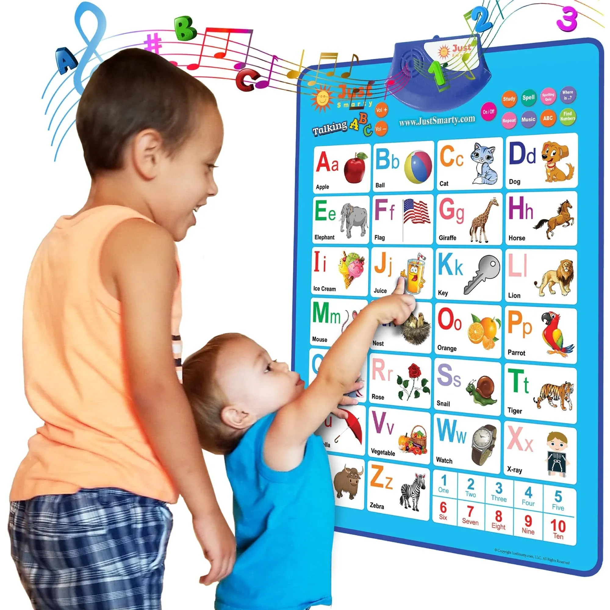 Just Smarty Electronic Interactive Alphabet Wall Chart