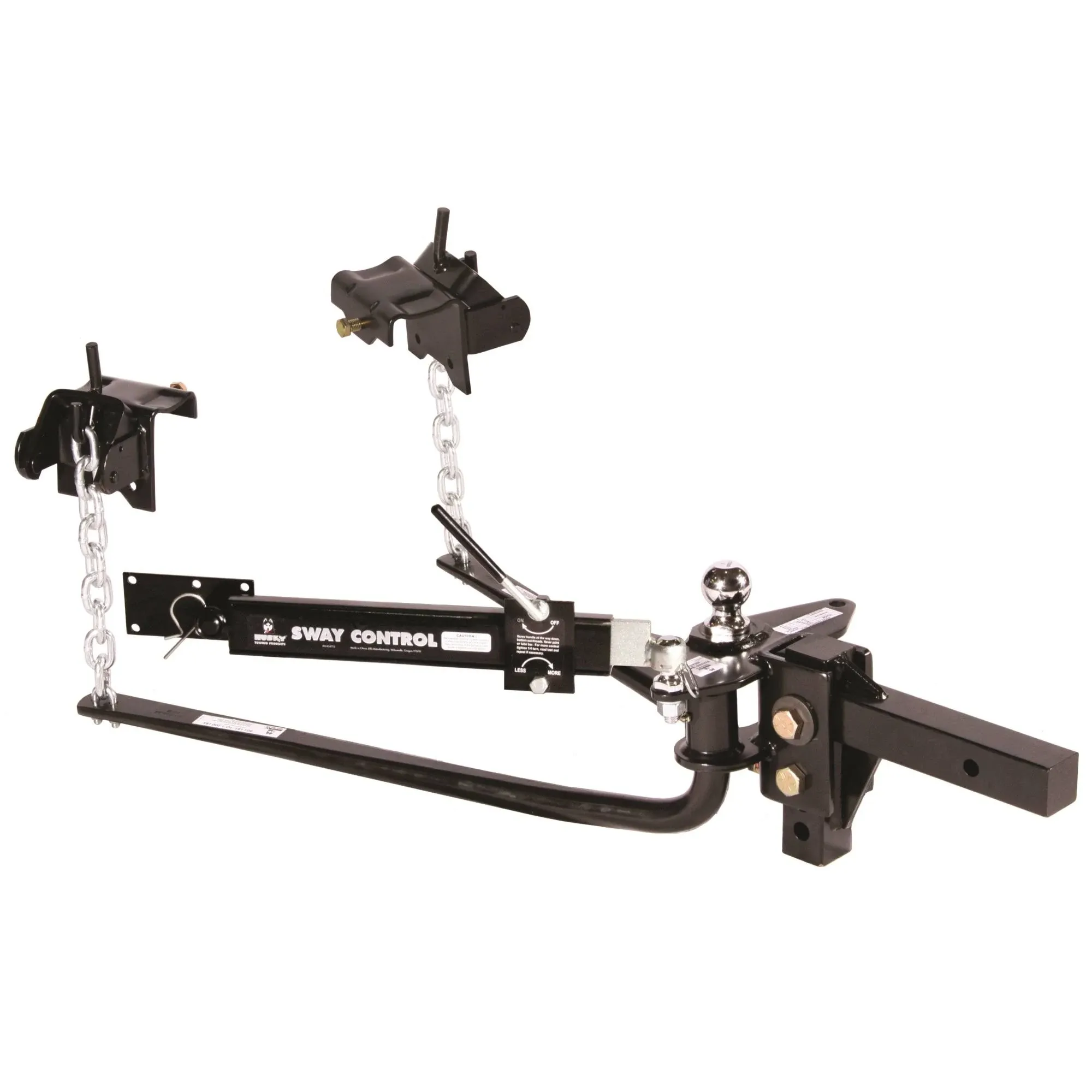 Husky 31997 Round Bar 800lb Weight Distribution Hitch with Sway Control