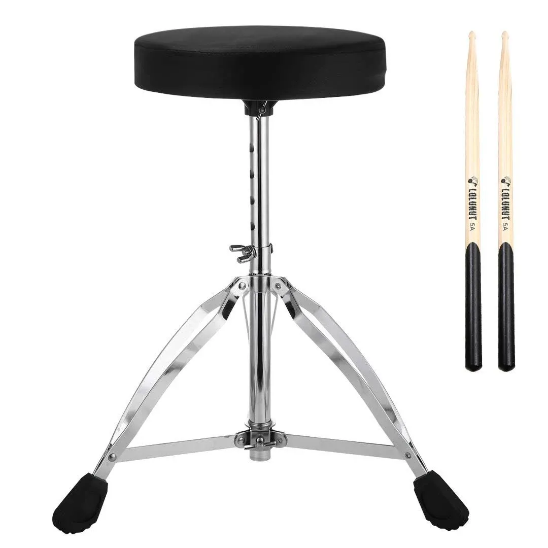 Drum Throne,Adjustable Height Tripod Stools,Portable Folding Padded with 5A Drum ...