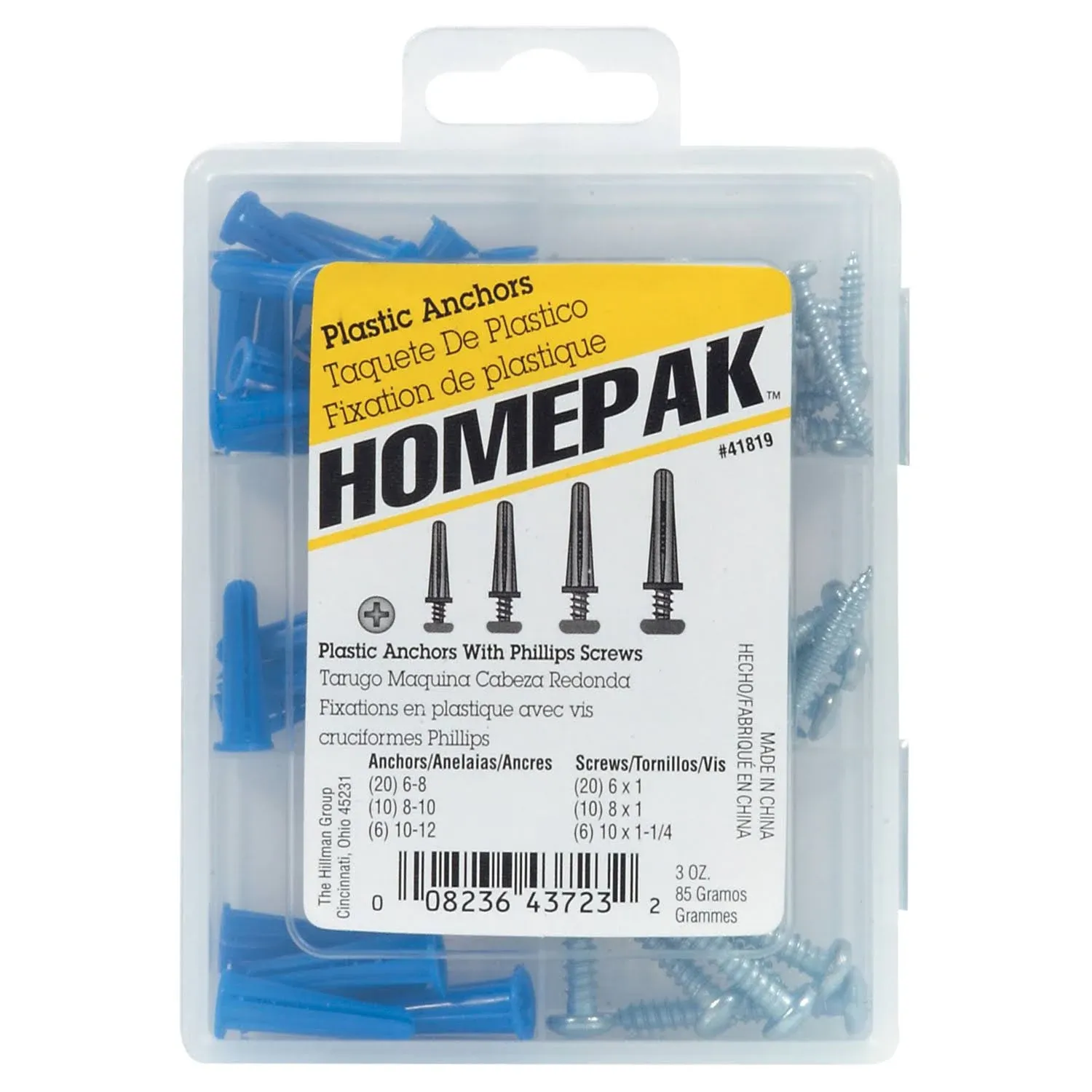 Homepak 41819 Plastic Anchor Kit