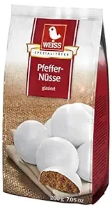 WEISS Glazed Pfeffernusse Cookies, 200 GR