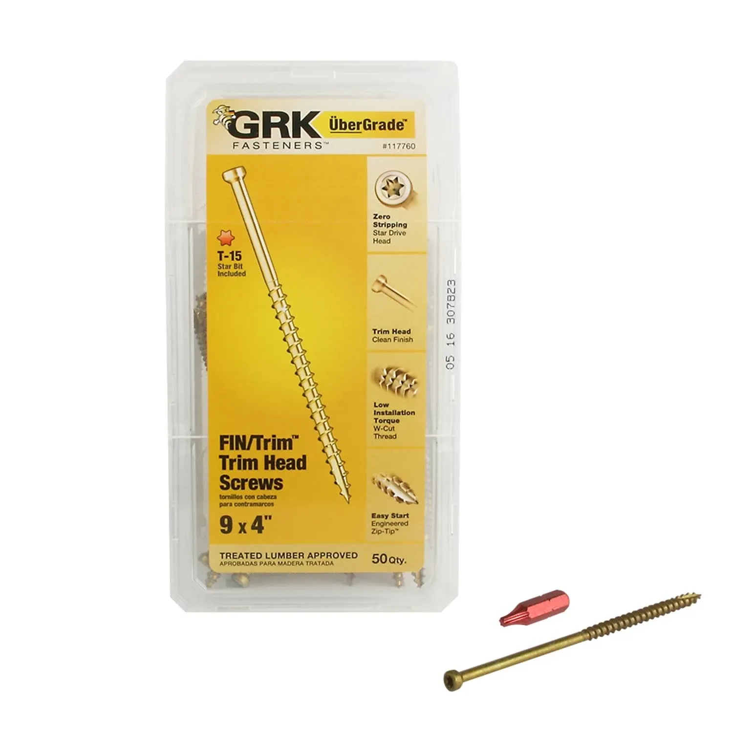 GRK Fasteners UberGrade Star Drive Trim Head Screws