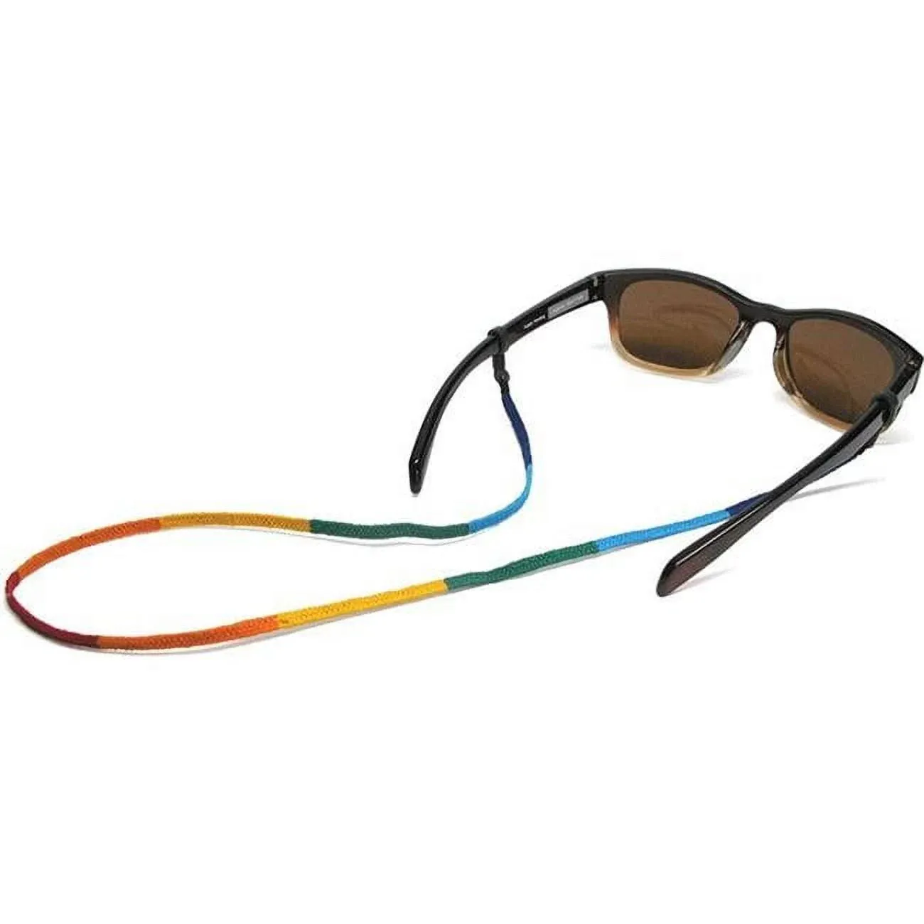 Croakies World Cord Eyewear Retainer Blue Rainbow New Authentic USA #19F