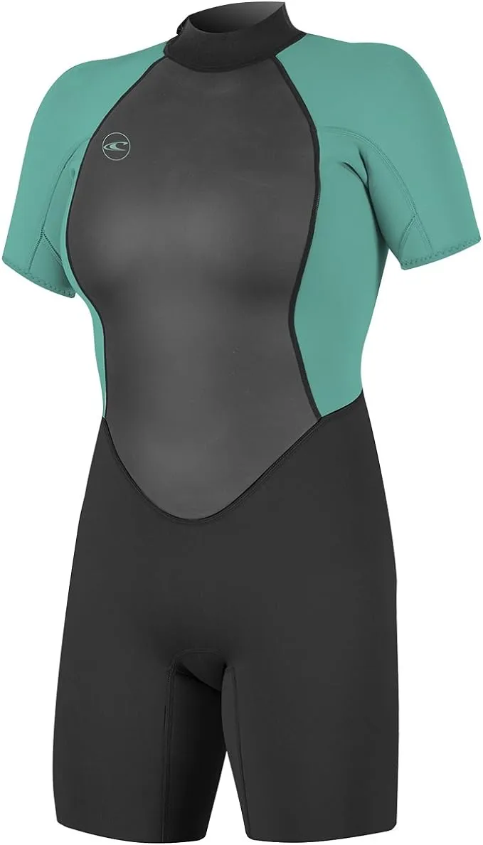 O'Neill Women's Reactor-2 2mm Back Zip Short Sleeve Spring Wetsuit