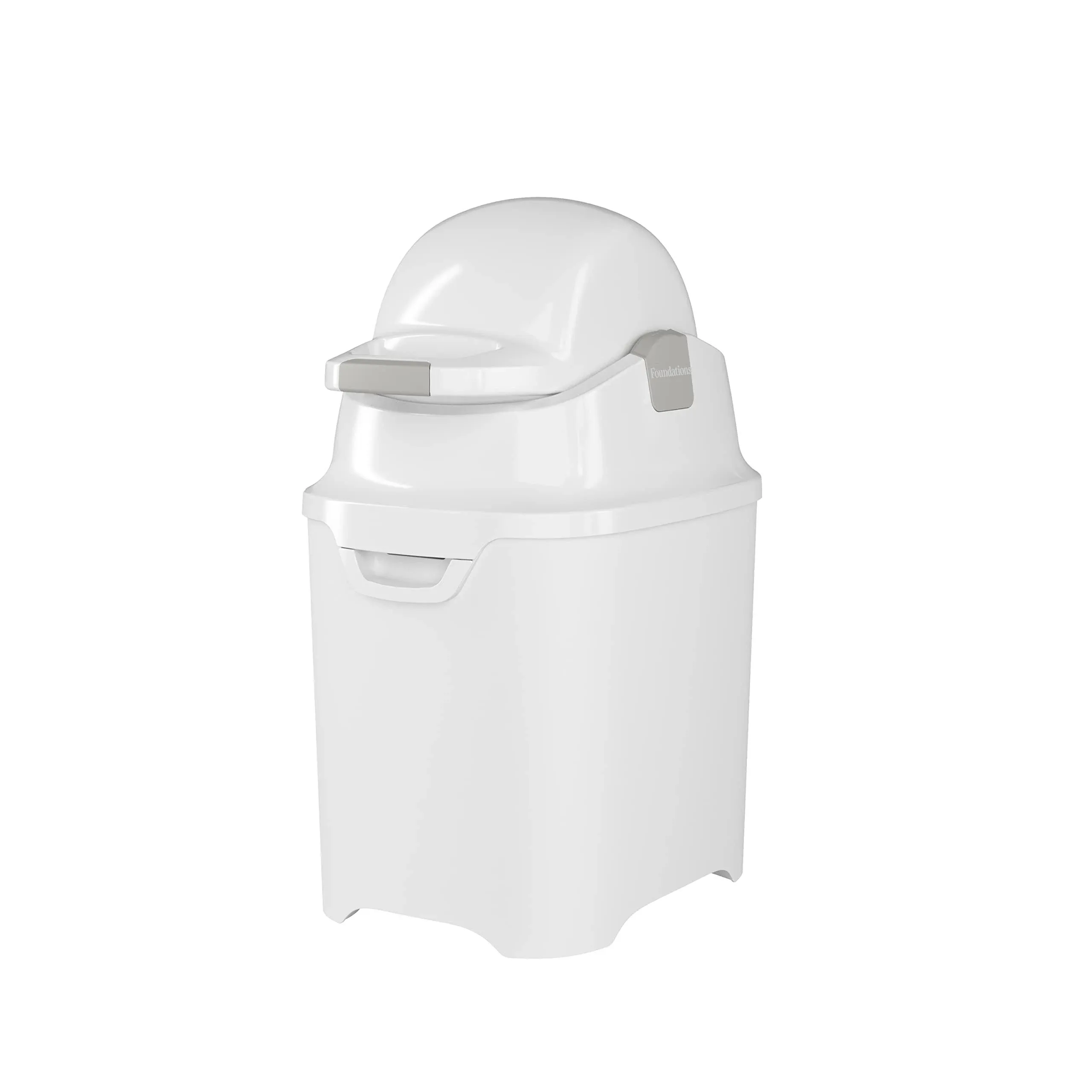 Foundations Mini Diaper Pail - White