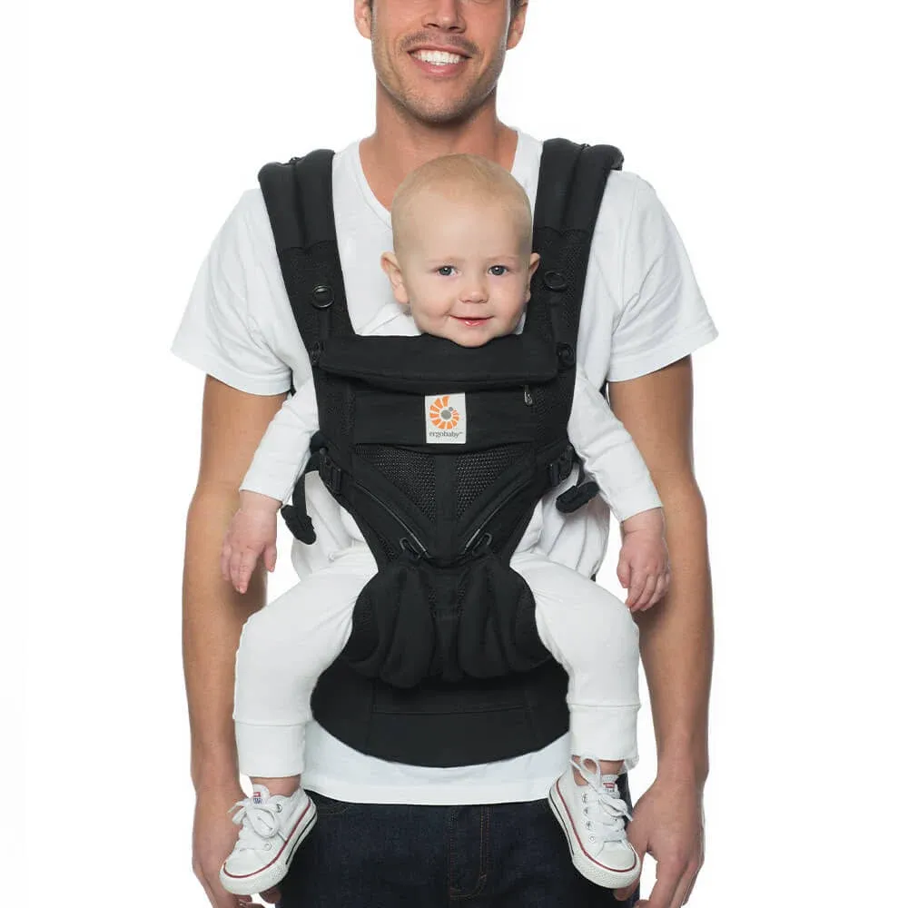 Ergobaby 360 All Positions Cool Air Mesh Baby Carrier, Carbon Grey