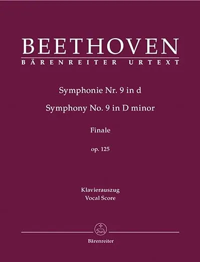 Symphony No.9 in D minor Op.125. Finale (Vocal Score) (German Edition)