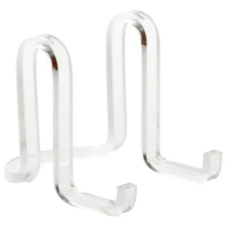 Plymor Clear Acrylic Ribbon-Style Display Easel 3.75 H x 3.875 W x 5 D