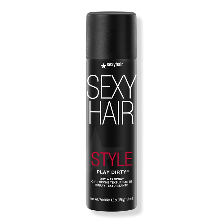 SexyHair Style Play Dirty Dry Wax Spray | Body and Dimension | Helps Achieve Second-Day Look | All Hair Types