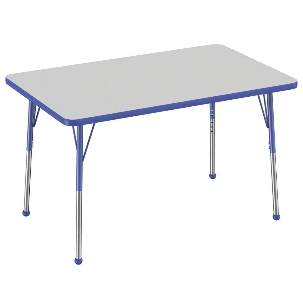 Rectangle T-Mold Adjustable Height Activity Table Factory Direct Partners