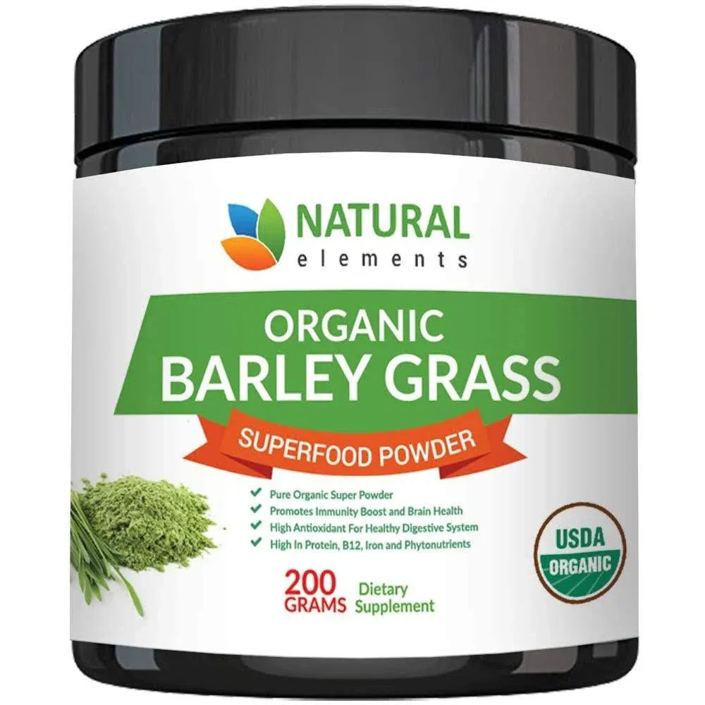 Barley Grass Powder - USDA Certified Organic Barley Grass Powder - Non-GMO