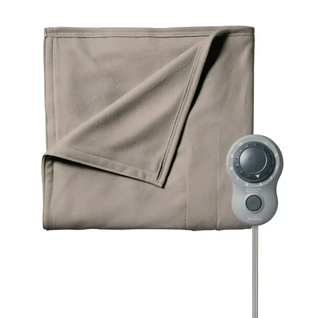 Sunbeam Electric Fleece Heated Blanket