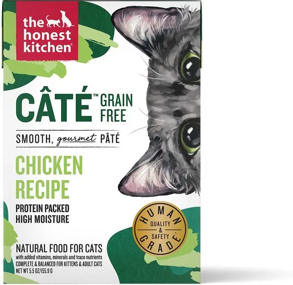 The Honest Kitchen Free Chicken Pate Wet Cat Food