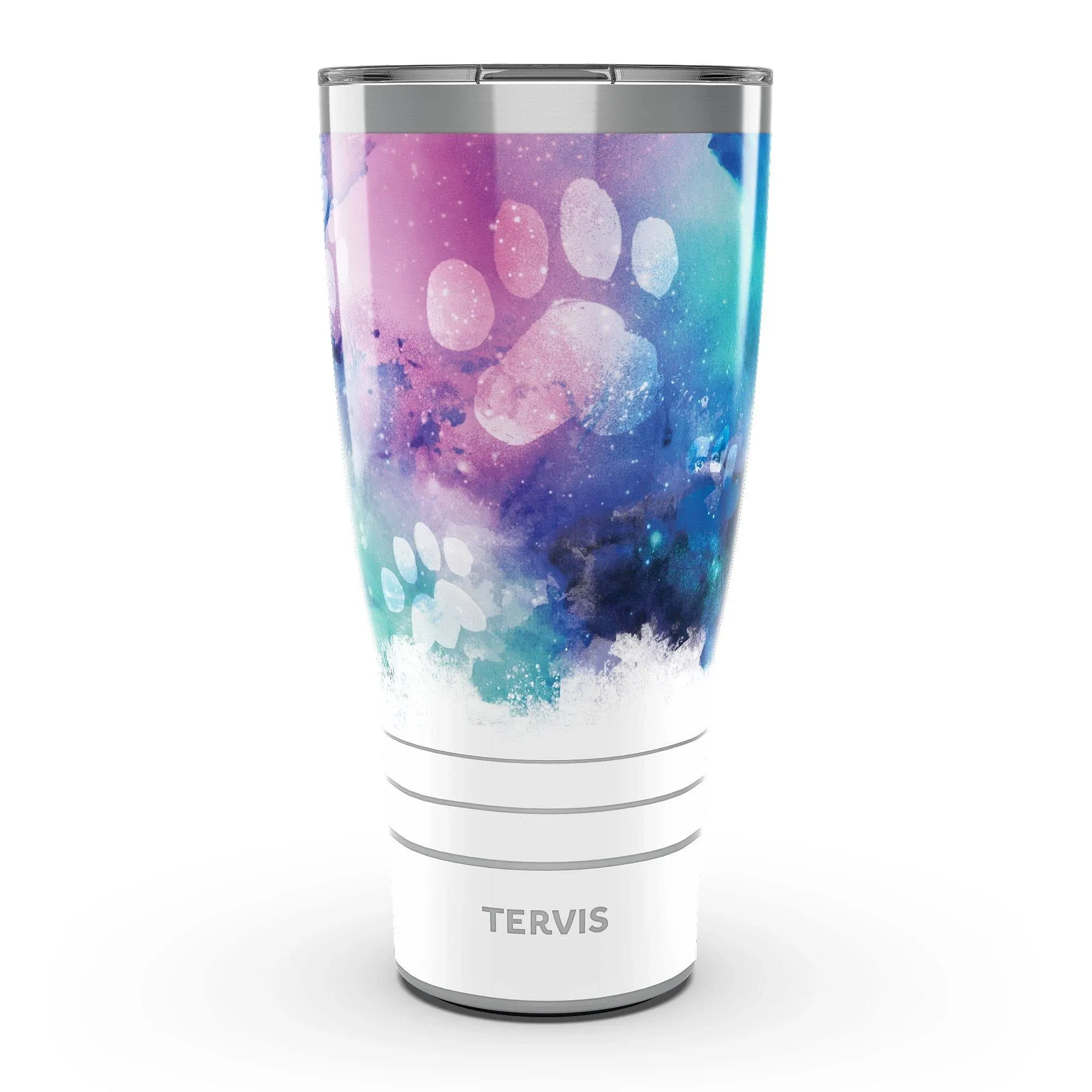 Tervis Traveler Paw Prints Triple Walled Insulated Tumbler Travel Cup Keeps ...