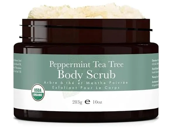 Organic Body Scrub - Peppermint Tea 2pk