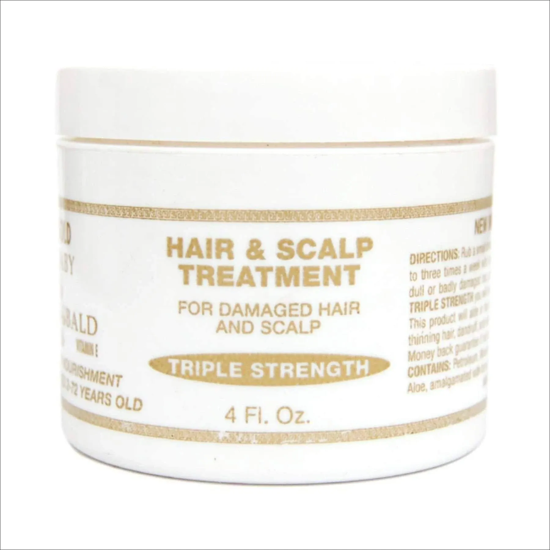 Baby Don't Be Bald Gold Hair and Scalp Treatment 8 oz