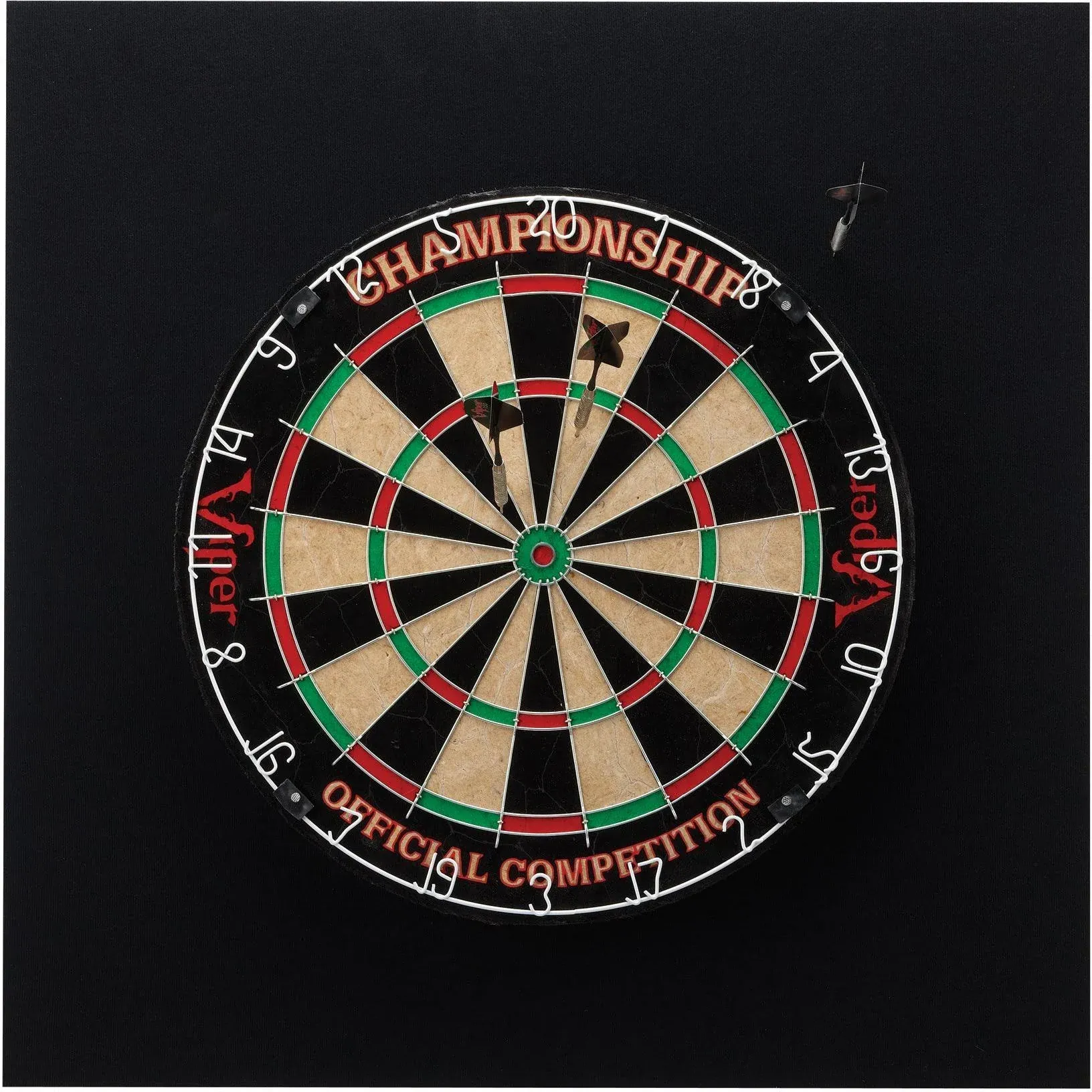 Viper EVA Steel Tip Dart Backboard WALL PROTECTION Black Wood V-Foam DARTS 27”