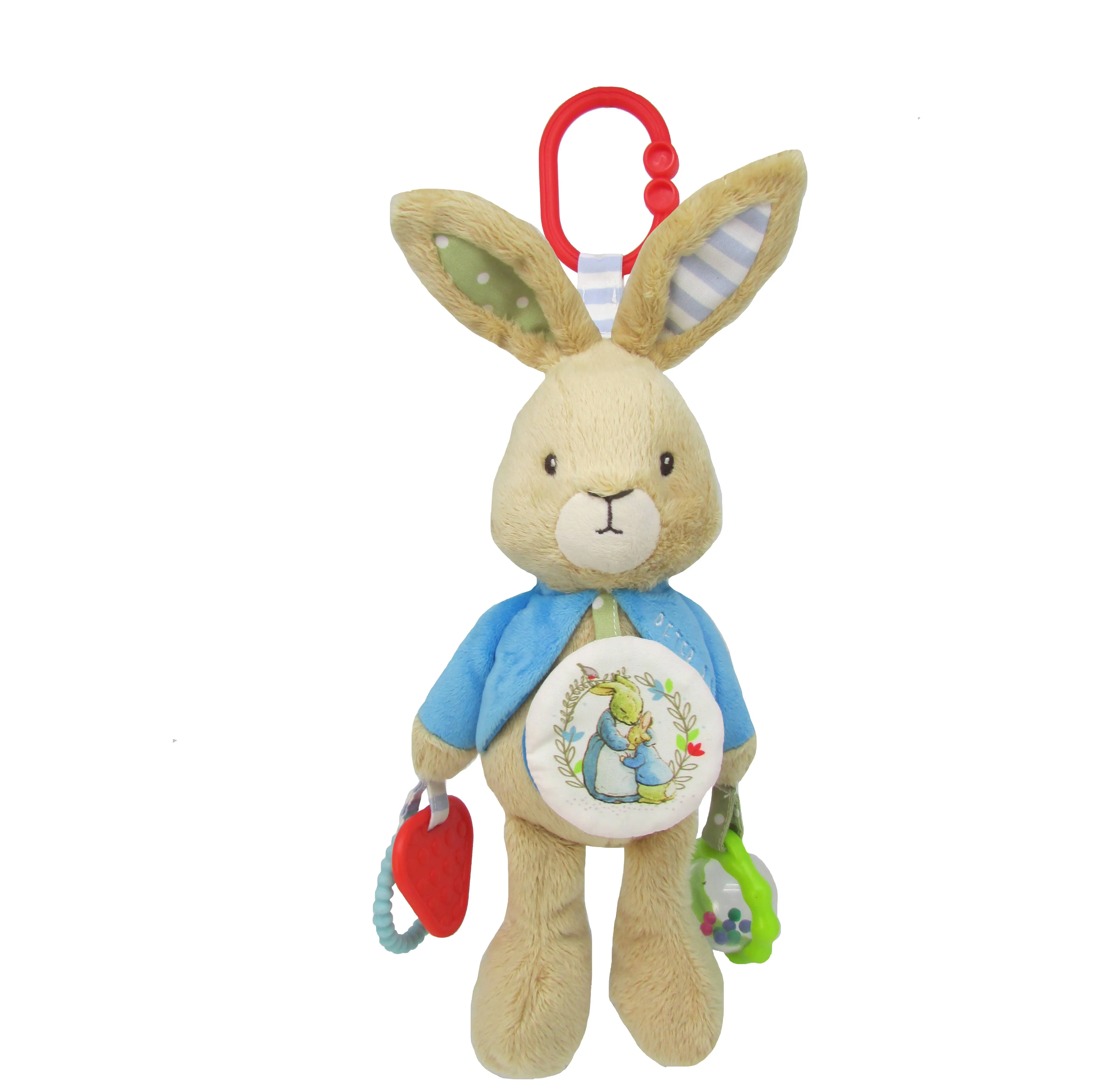 Peter Rabbit Plush Beatrix Potter Bunny Kids Preferred Baby Activity Toy Gift