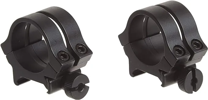 Weaver Quad Lock Detachable Scope Rings 1" X-High - Matte Black