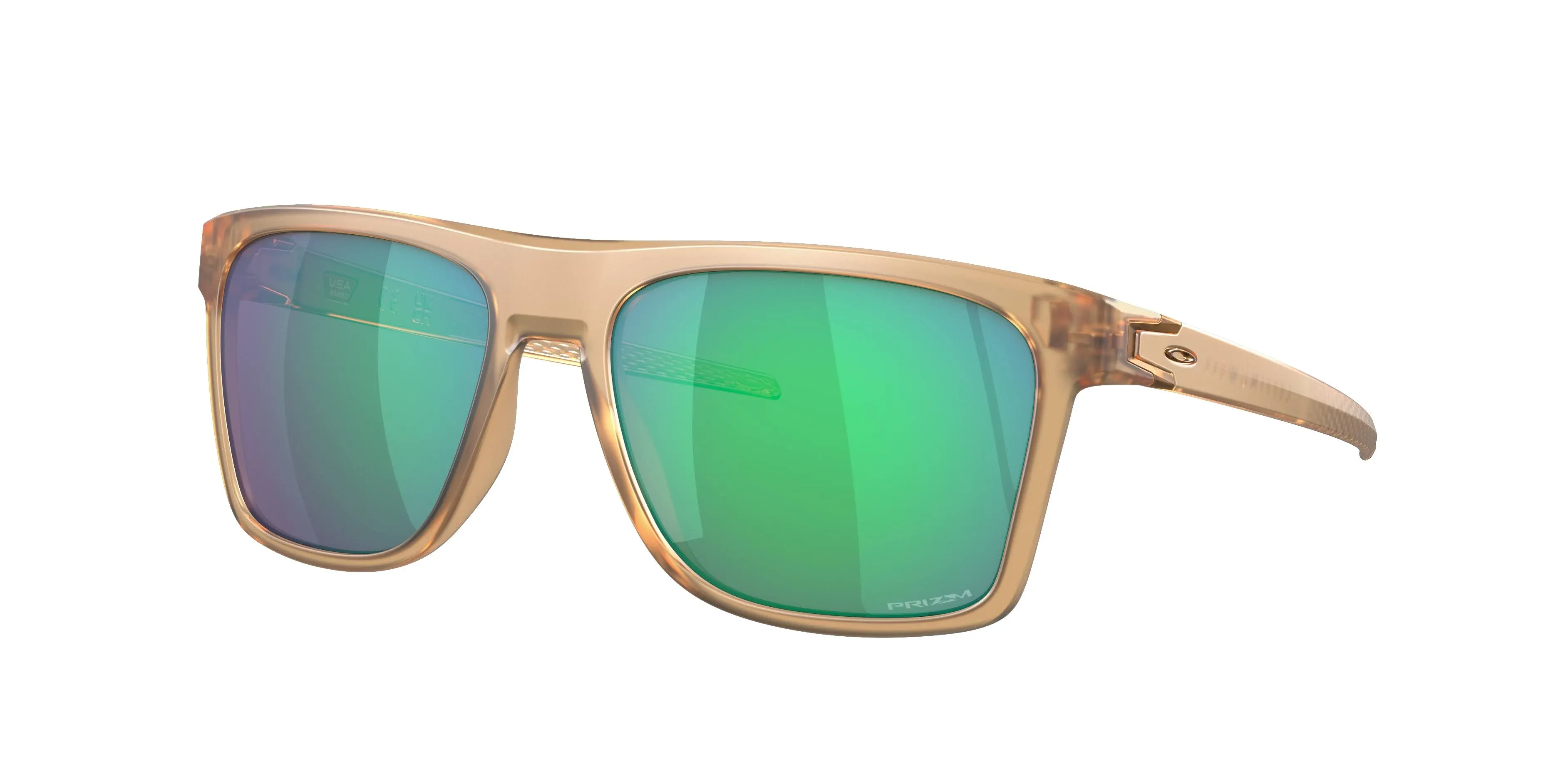 Oakley Leffingwell Sunglasses - Matte Sepia/Prizm Jade