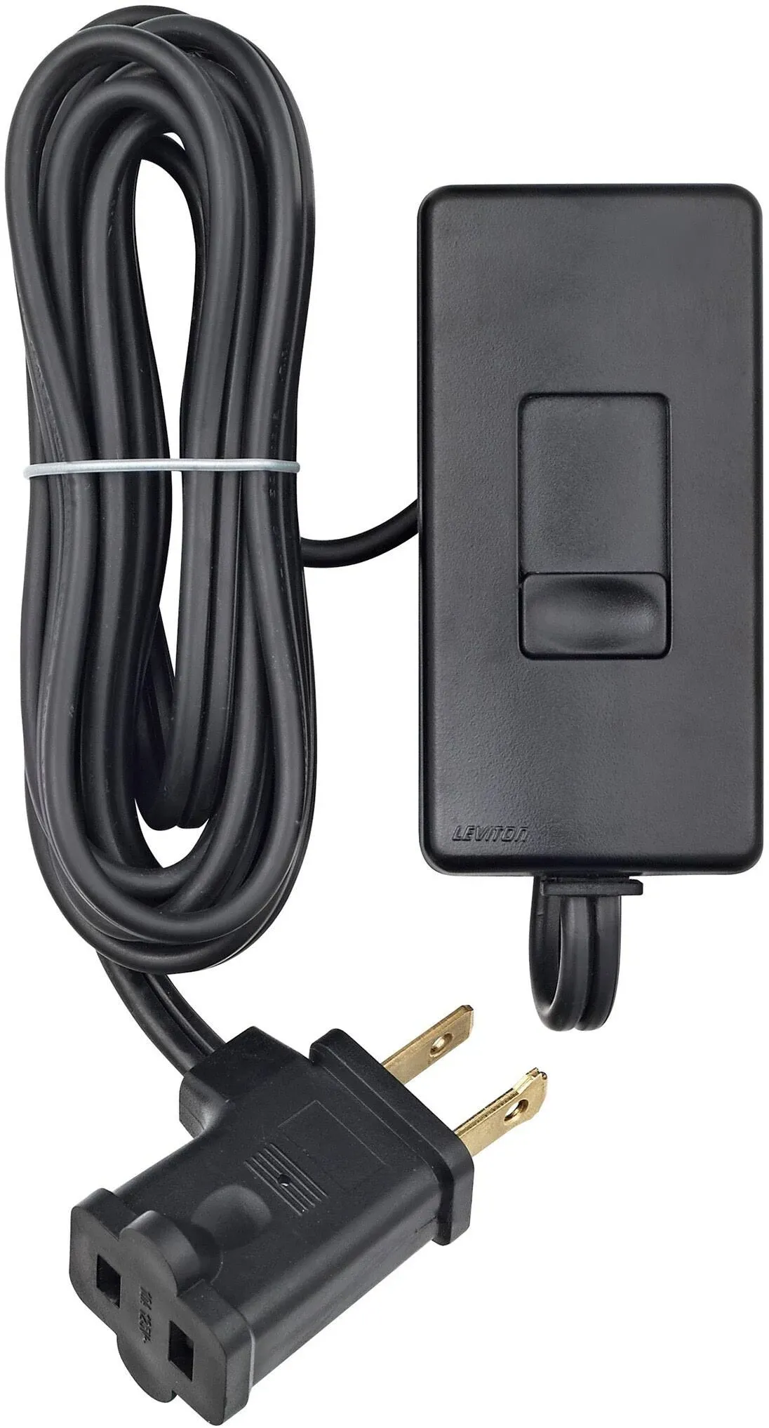 Leviton R15-TBL03-10E 120V 6 ft. Polarized Cord Black Universal Tabletop Dimmer