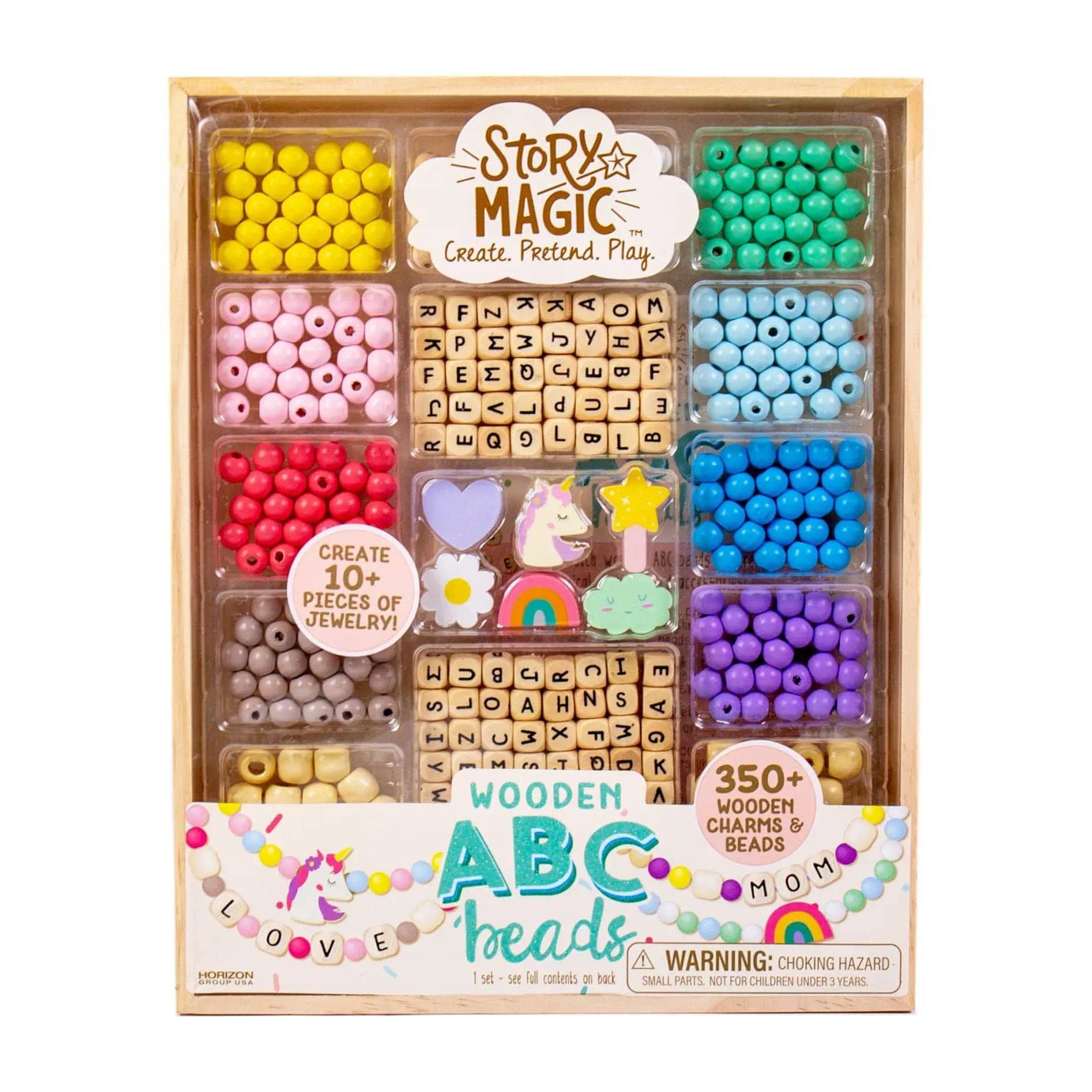 Story Magic Wooden ABC Beads