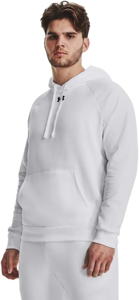 Under Armour Men's Rival Fleece Hoodie White L