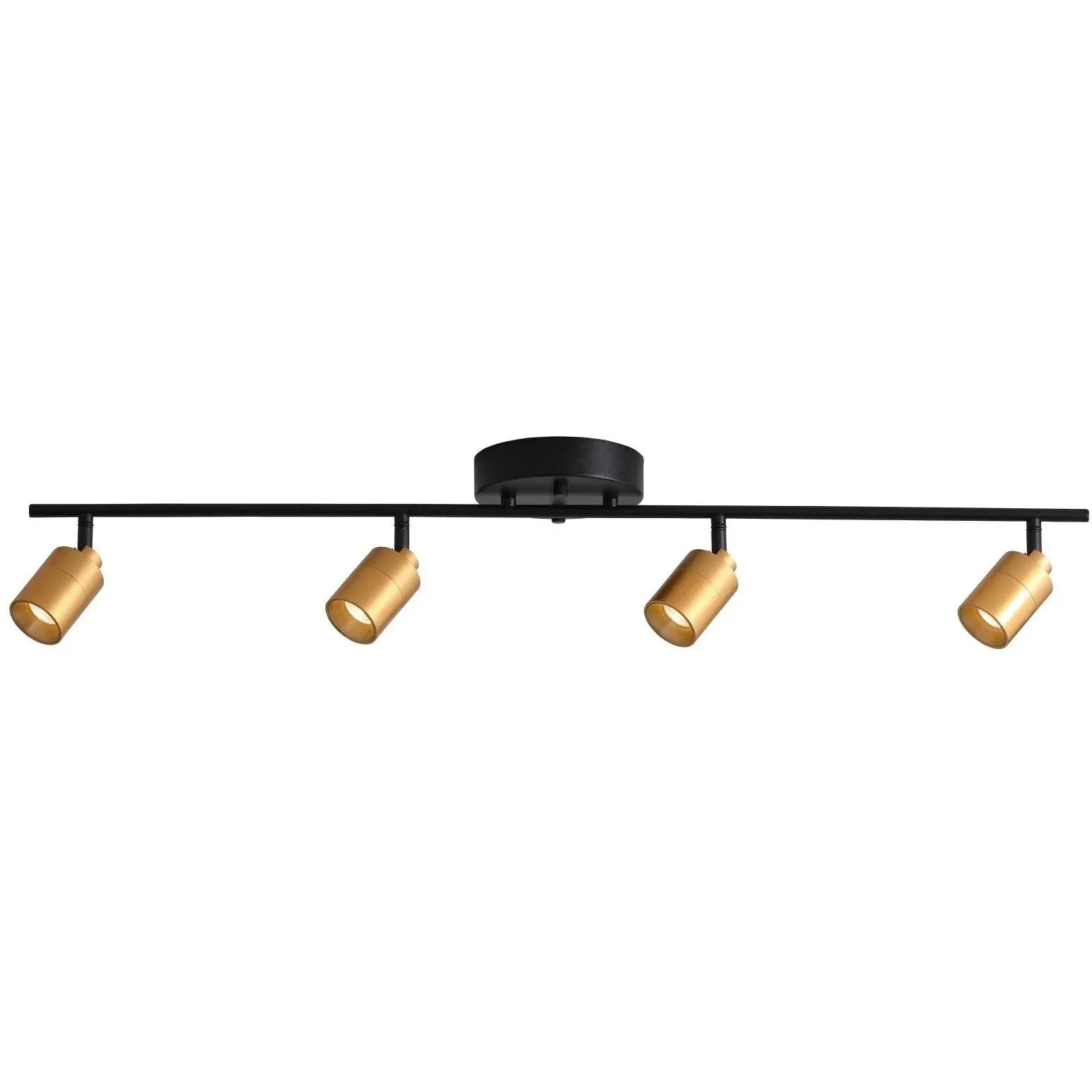 Vidalite CE1008571 Modern 3 ft. 4 Spot-Light, Black Integrated LED, Fixed Track Lighting Kit with Rotating Heads