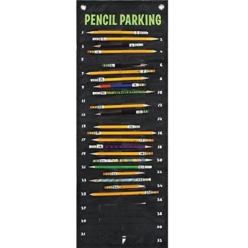 Really Good Stuff 164006 Pencil Solution Pocket Chart Assorted