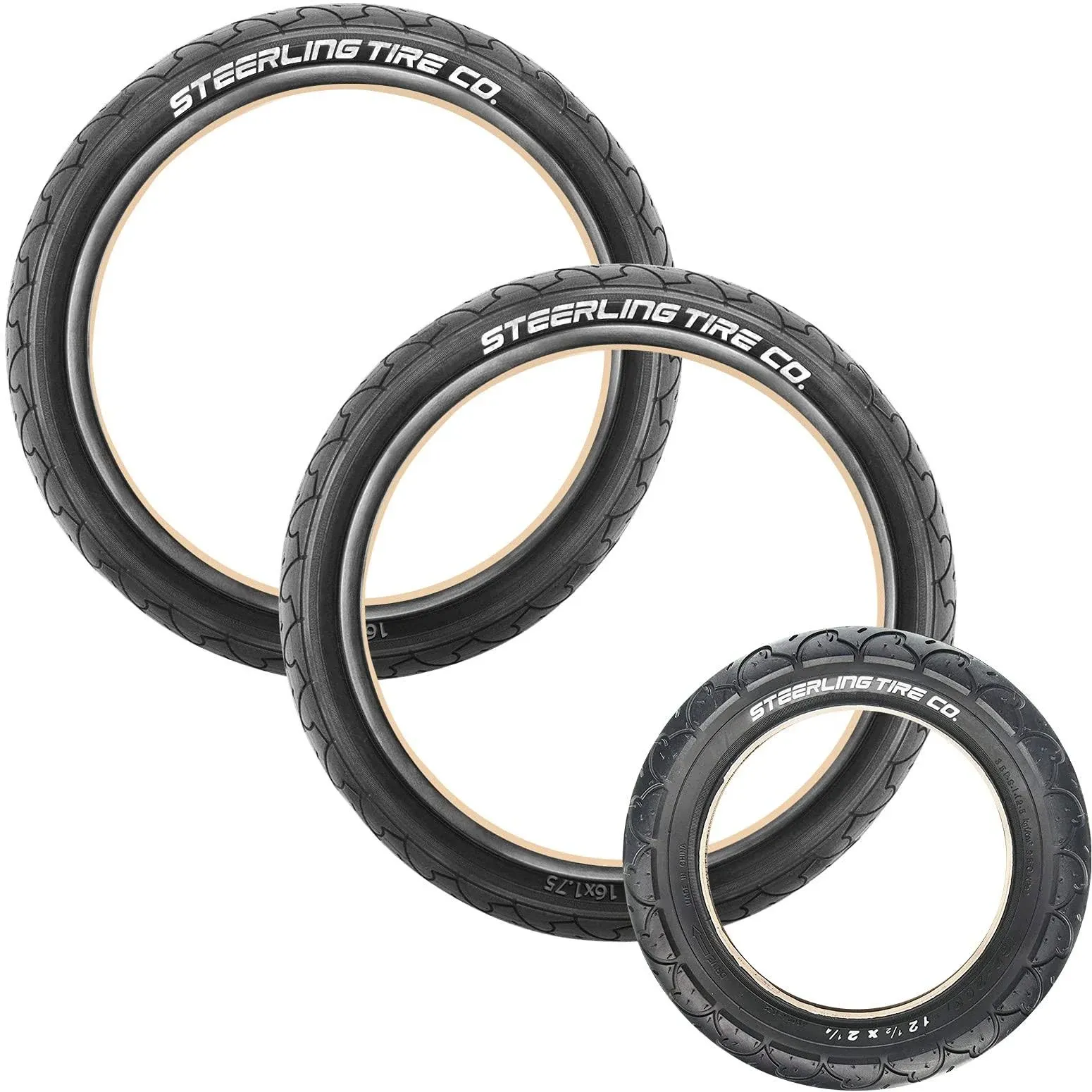 3-Pack Replacement Tire Set for Jogging Strollers