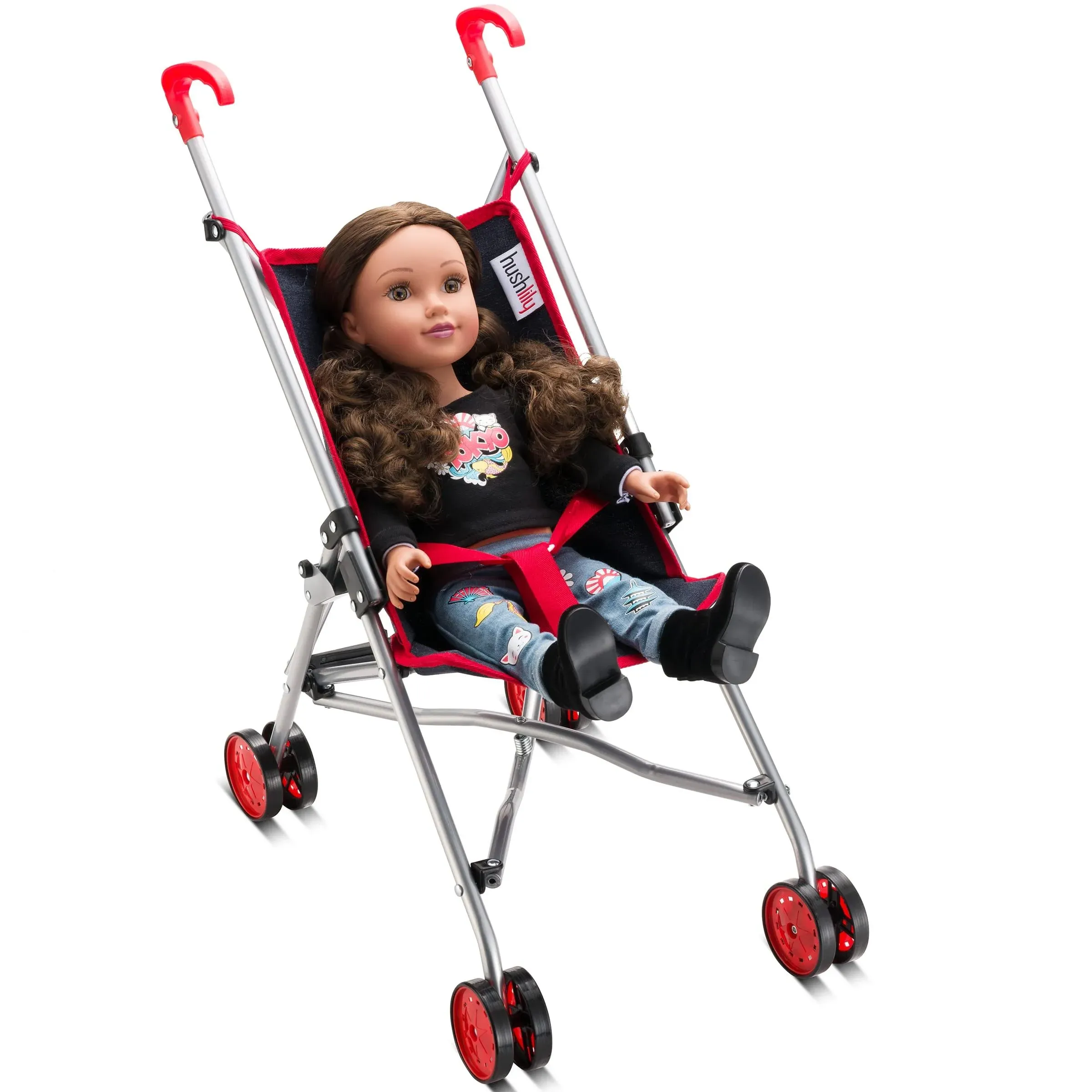 Baby Doll Stroller for Toddlers 3 Years and Up, Foldable Toy Stroller for Dolls ...