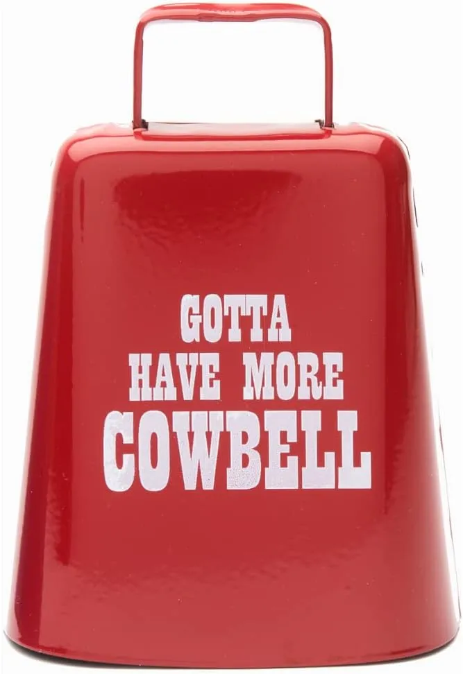 Bevin Bells Gotta Have More Cowbell (Medium) | Kentucky Cow Bell w/Red Color ...