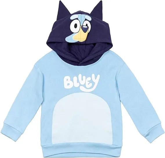 Bluey Fleece Matching Family Cosplay Pullover Hoodie