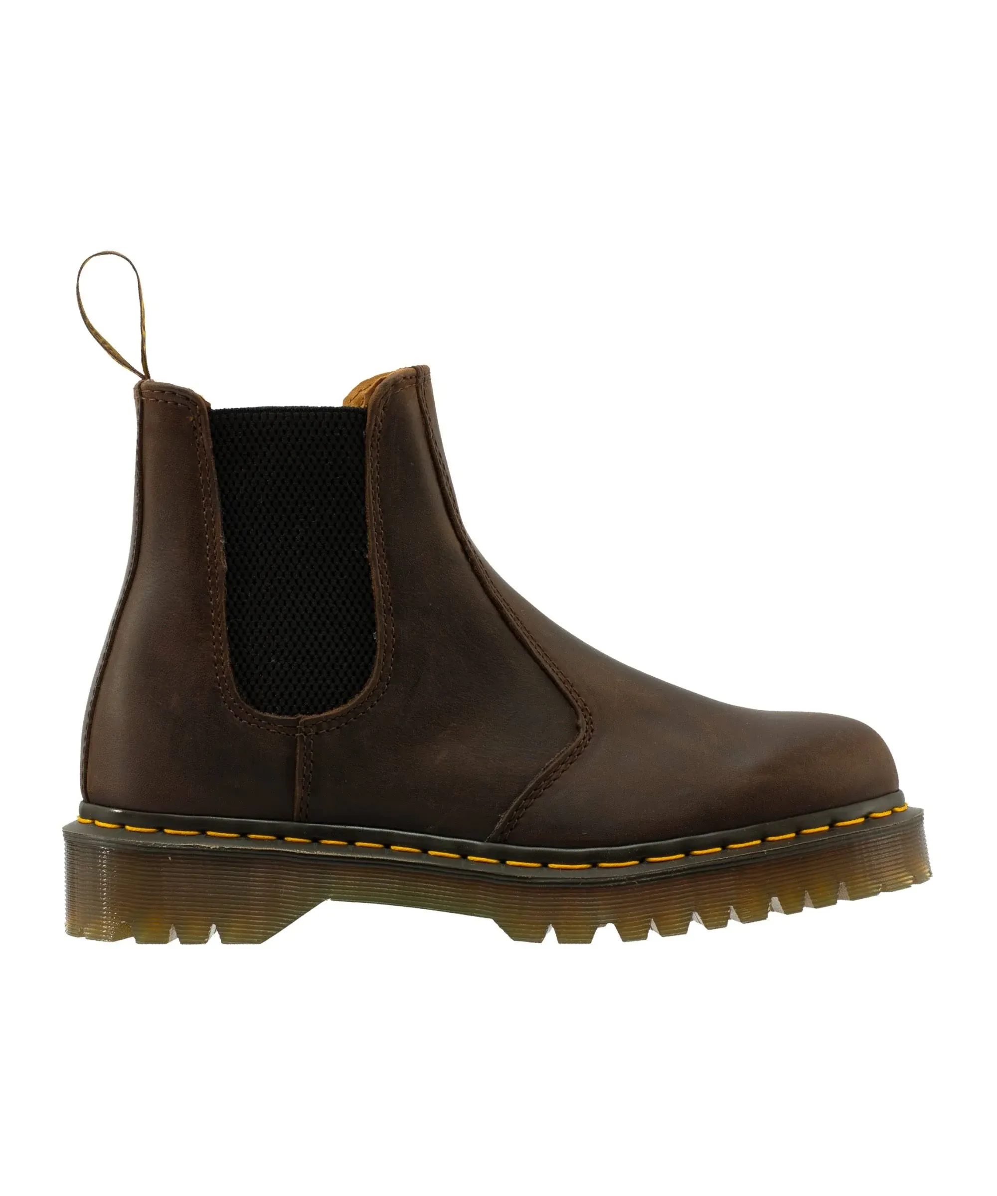 Dr. Martens Unisex 2976 Bex Chelsea Boot, Dark Brown Crazy Horse, 8 US women