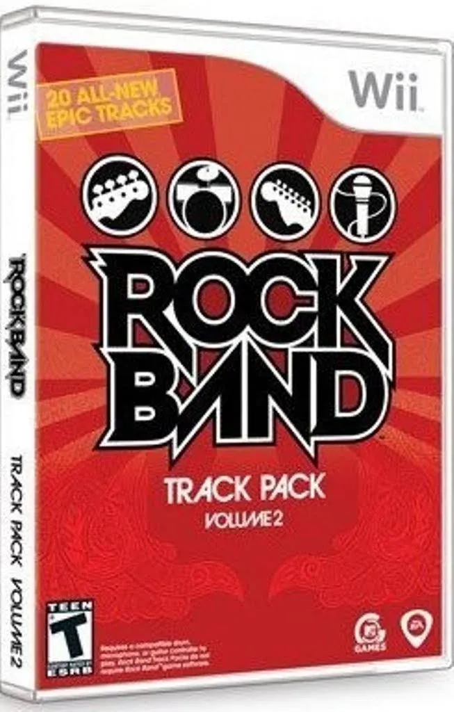 Rock Band Track Pack: Vol. 2 (Nintendo Wii, 2008) Factory Sealed Brand New NIB