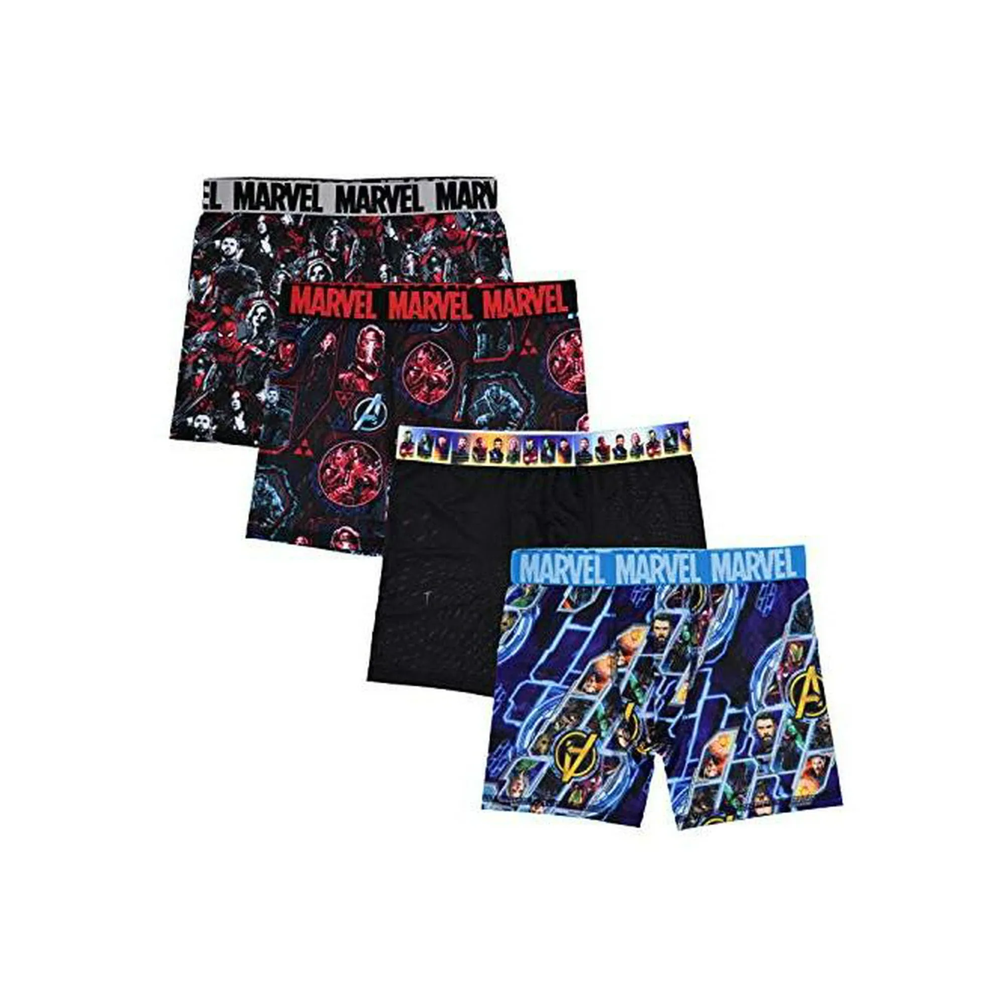 Marvel Boys&#039; Hero Avengers Underwear Multipacks, 4pk, Size 6