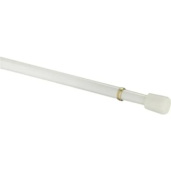 Kenney 18-28 WHT Tension Rod, White