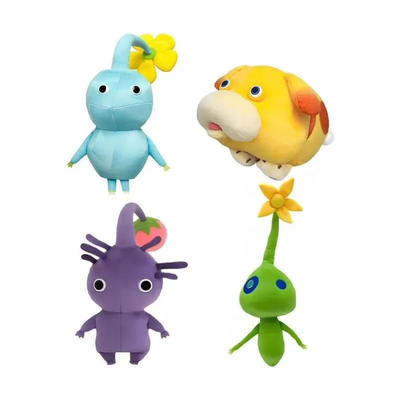 2023 New Pikmin Plush|4 Pcs Ice Pikmin Glow Pikmin and Oatchi Plushies Toy for ...