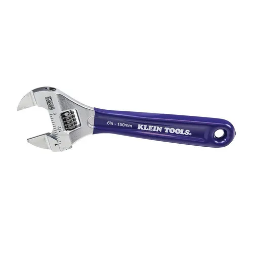 Klein Tools D86934 6 in. Slim-Jaw Adjustable Wrench