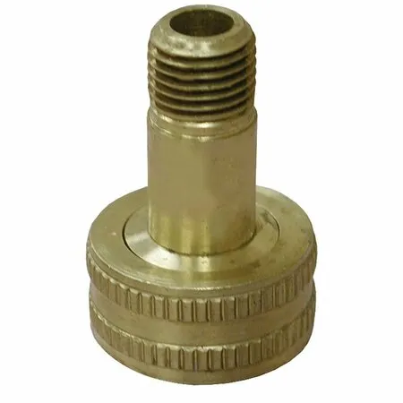 1/2 in. x 3/4 in. Brass Garden Hose Fitting, Male Pipe To Female Hose Swivel