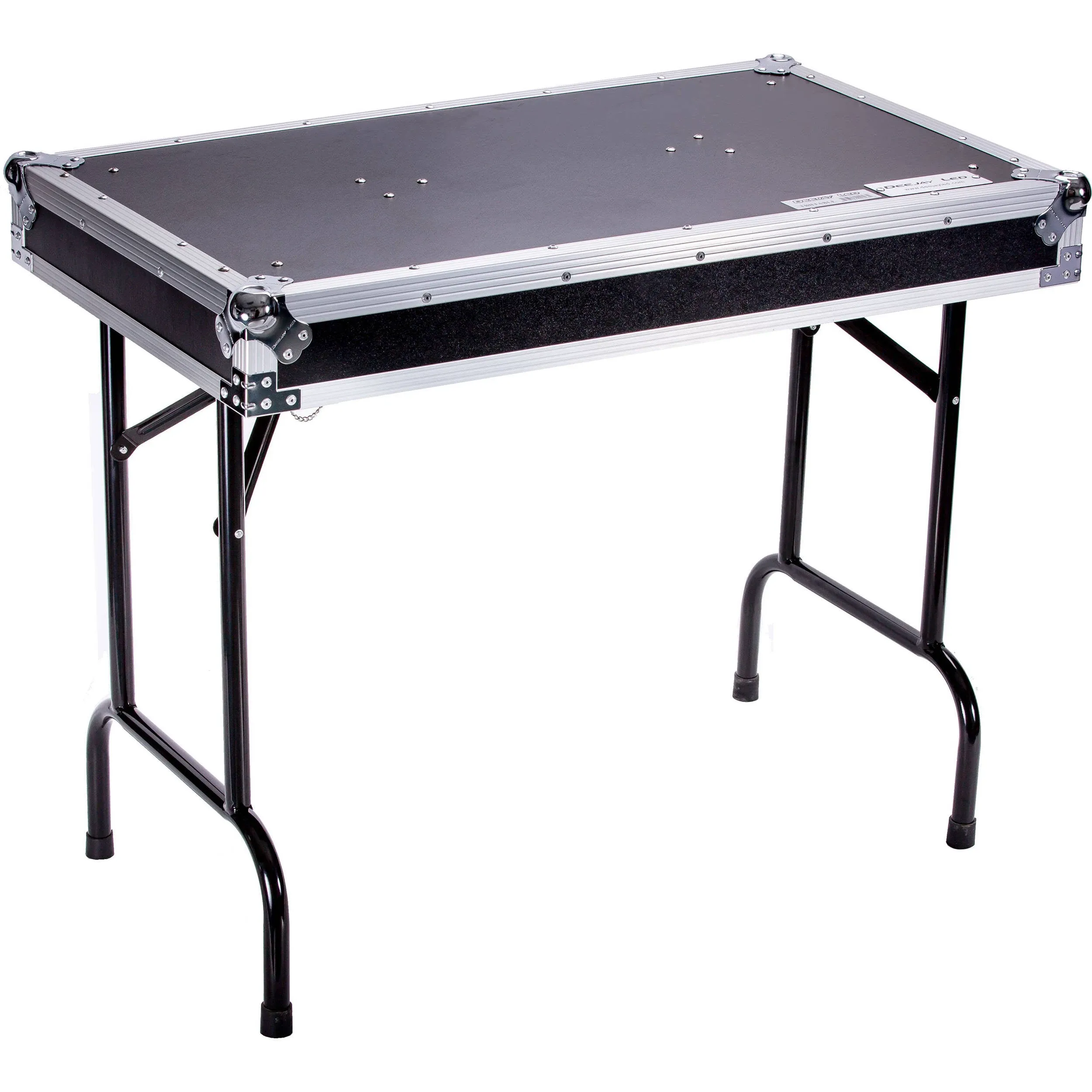 DEEJAY LED TBHTABLE Fly Drive Case Universal Fold Out DJ Table 36-Width x 21-Depth x 30-Inches Height