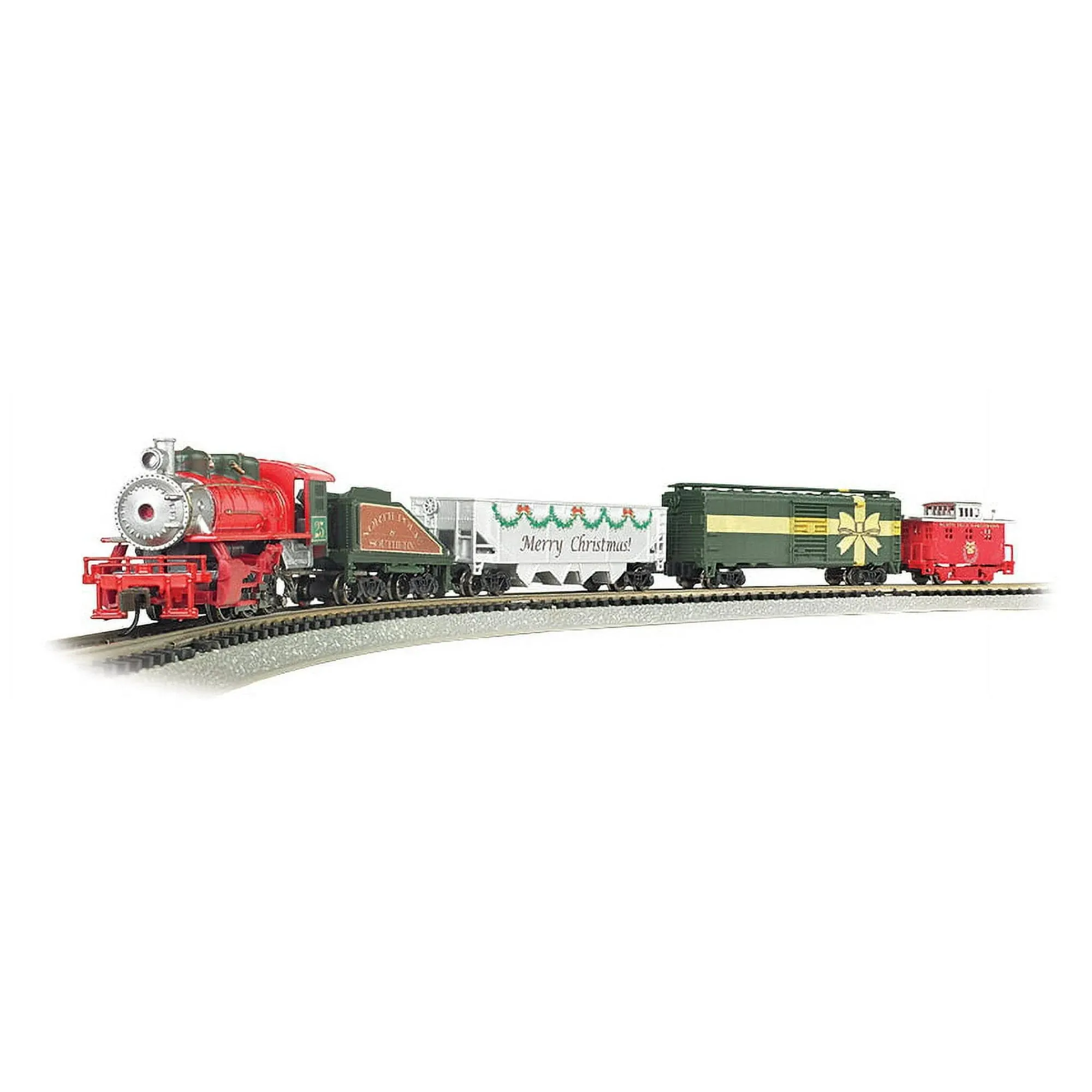 Bachmann 24027 Merry Christmas Express N Gauge Steam Starter Train Set