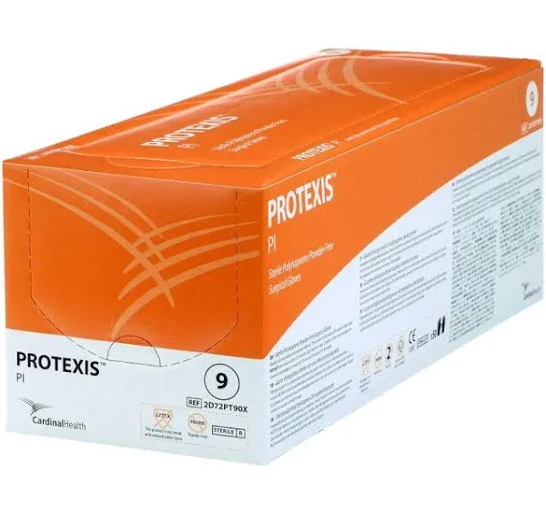 Protexis PI Polyisoprene Surgical Glove Standard Cuff Length SIZE 8.5 50 per Box