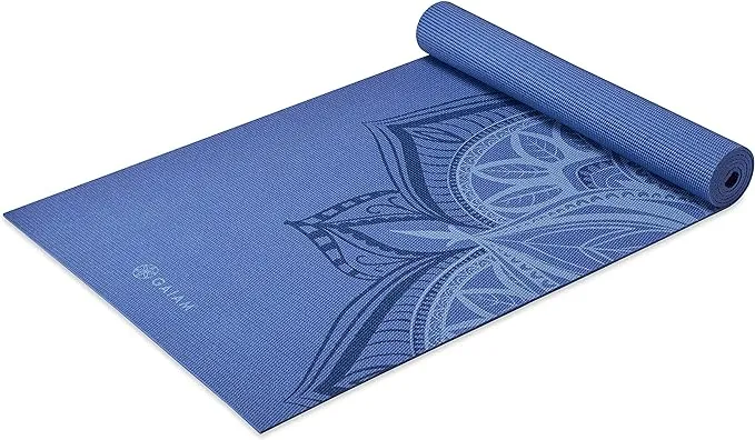 Gaiam 5mm Printed Yoga Mat