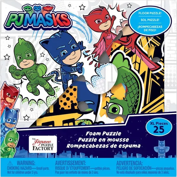 25pc Pj Masks Floor Puzzle